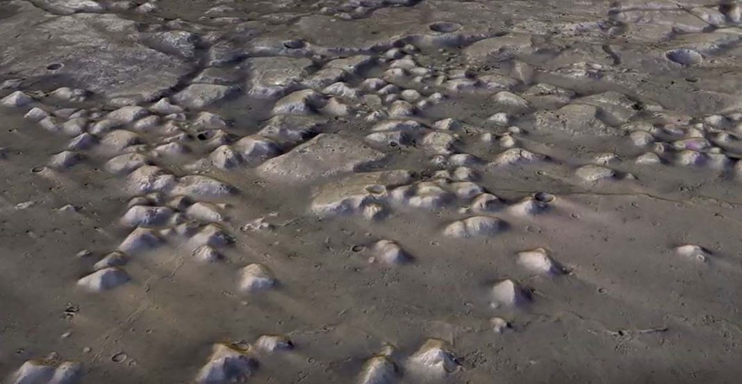 Strange Mars Mounds