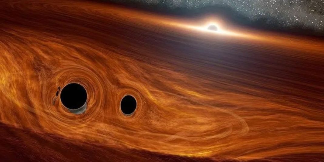 Can Space Planets Sink Into The Black Hole