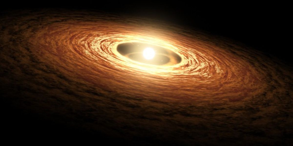 Carbon Molecules Around A Young Star