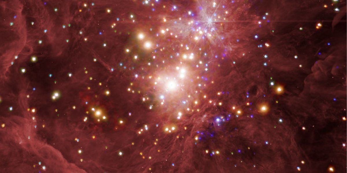 Composite Image Of Orion Nebula
