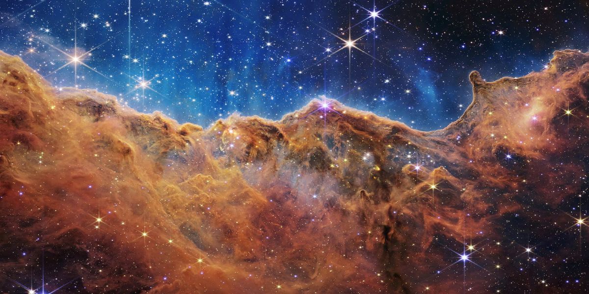 Cosmic Cliffs Of The Carina Nebula