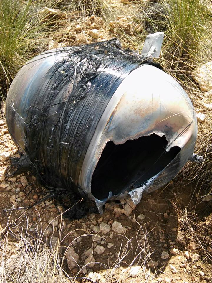Debris Centaur Upper Stage Of Atlas V Rocket