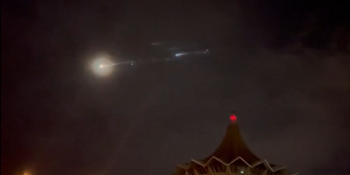 Empty Core Stage Of China's Long March-5B Fell Over Earth