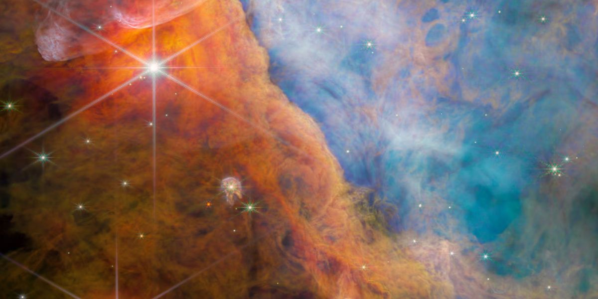 Orion Bar, A Part Of Orion Nebula