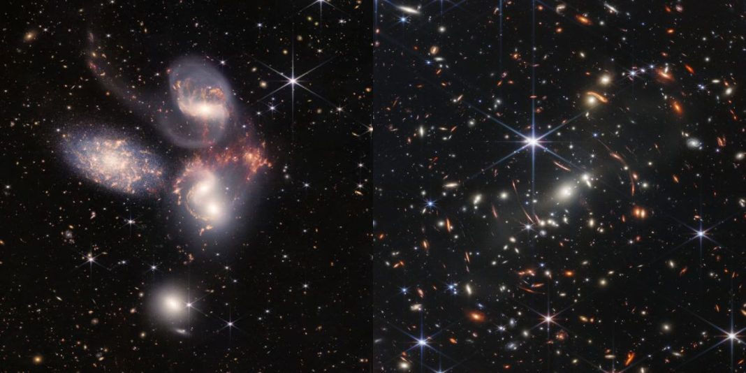 Stunning images captured by James Webb Space Telescope